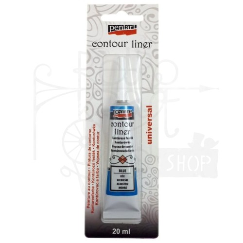 Konturówka 20 ml niebieski 11034 Pentart