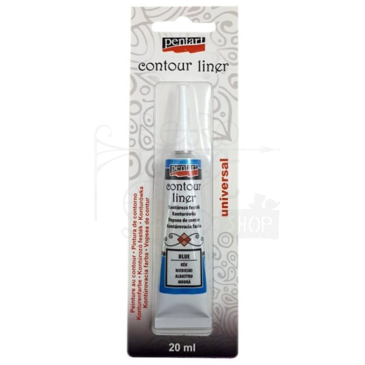 Konturówka 20 ml niebieski 11034 Pentart
