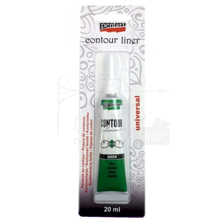 Konturówka 20 ml zielony 11033 Pentart