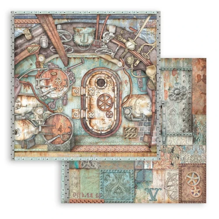 Zestaw papierów 20,3x20,3cm 10szt. Lady Vagabond SBBS49 Stamperia