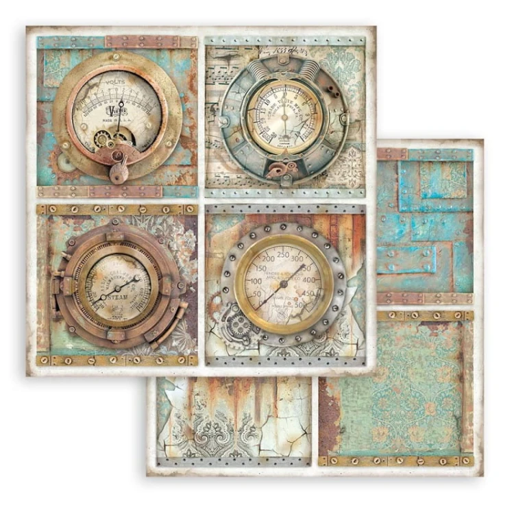 Zestaw papierów 20,3x20,3cm 10szt. Lady Vagabond SBBS49 Stamperia