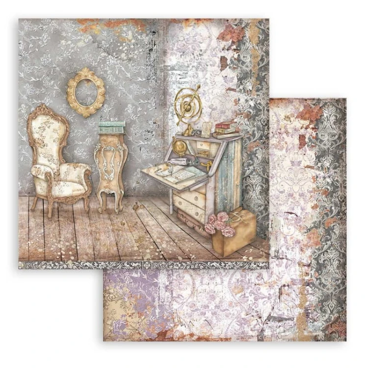 Zestaw papierów 20,3x20,3cm 10szt. Lady Vagabond SBBS49 Stamperia