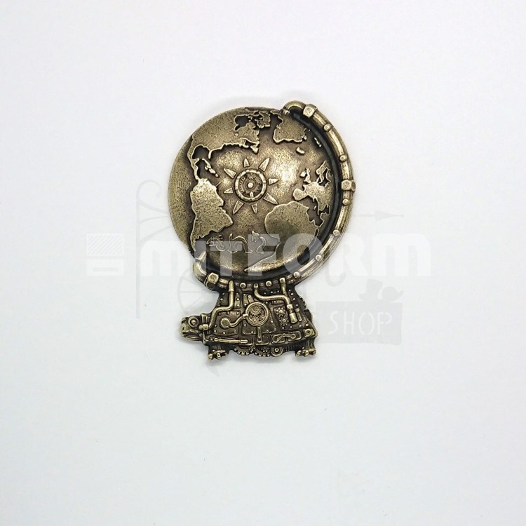 Ozdoba metalowa Globus Earth Globe STE Mitform