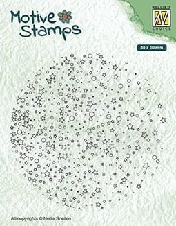 Stempel akrylowy Gwiazdki i kropki TXCS019 Nellie's Choice