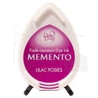 Tusz do stempli Memento Dew drops Lilac posies lilowy MD-000-501 Tsukineko