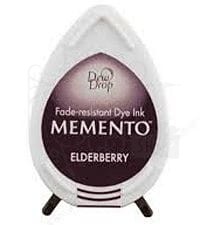 Tusz do stempli Memento Dew drops Elderberry czarny bez MD-000-507 Tsukineko