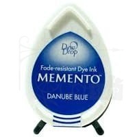 Tusz do stempli Memento Dew drops Danube blue niebieski MD-000-600 Tsukineko
