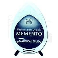 Tusz do stempli Memento Dew drops Nautical blue granatowy MD-000-607 Tsukineko