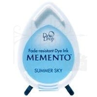 Tusz do stempli Memento Dew drops Summer sky błękitny jasny MD-000-604 Tsukineko