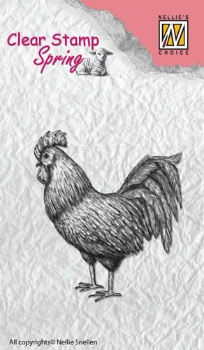 Stempel akrylowy Kogut SPCS005 Nellie's Choice