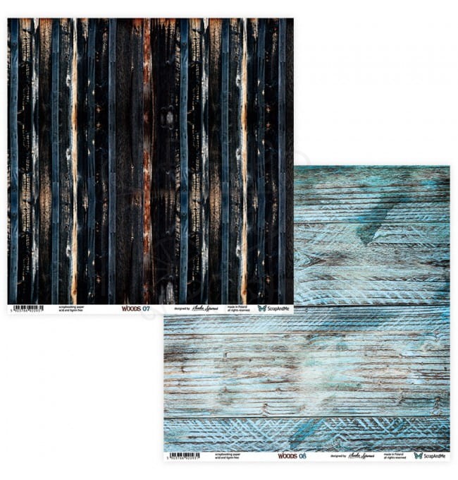 Papier 30x30 Woods 07/08 W-07/08 ScrapAndMe