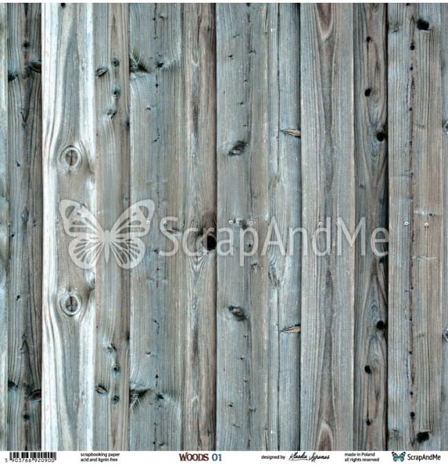 Papier 30x30 Woods 01/02 W-01/02 ScrapAndMe