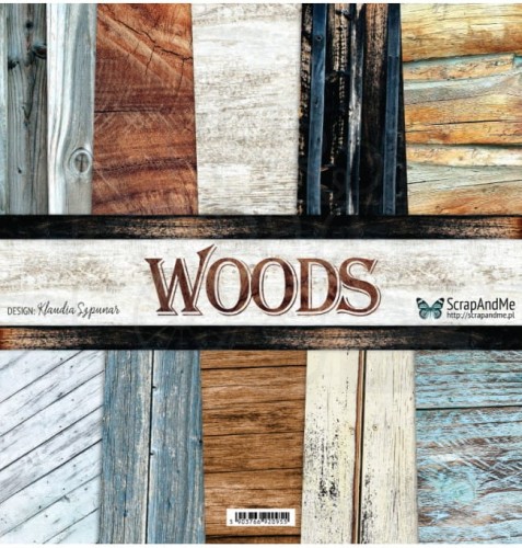 Zestaw papierów 30x30 Woods W-11 ScrapAndMe