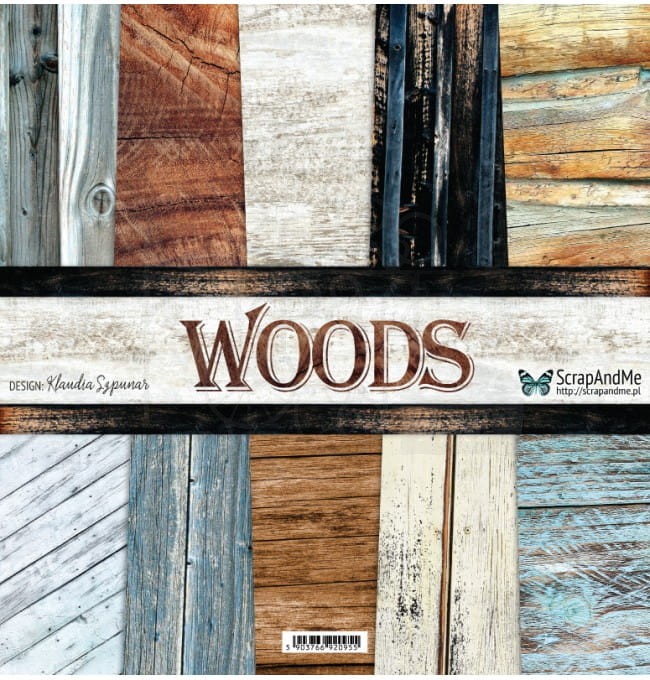 Zestaw papierów 30x30 Woods W-11 ScrapAndMe