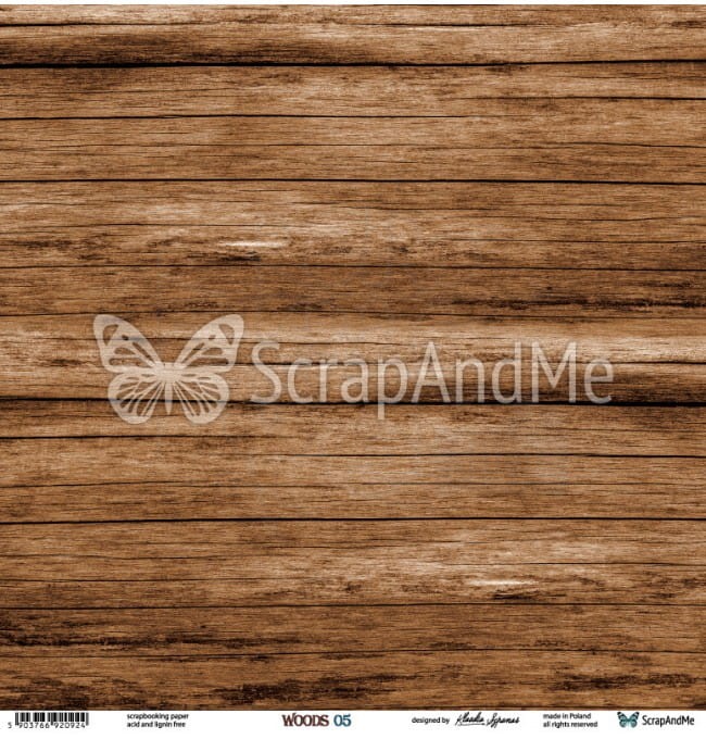 Zestaw papierów 30x30 Woods W-11 ScrapAndMe