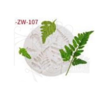 Foremka silikonowa 9cm Liście paproci 93203 Pentart