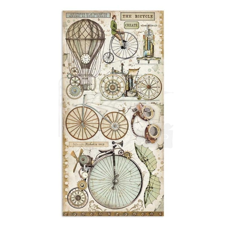 Zestaw papierów 15x30,5cm 10szt Voyages SBBV03 Stamperia