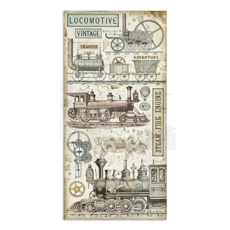 Zestaw papierów 15x30,5cm 10szt Voyages SBBV03 Stamperia