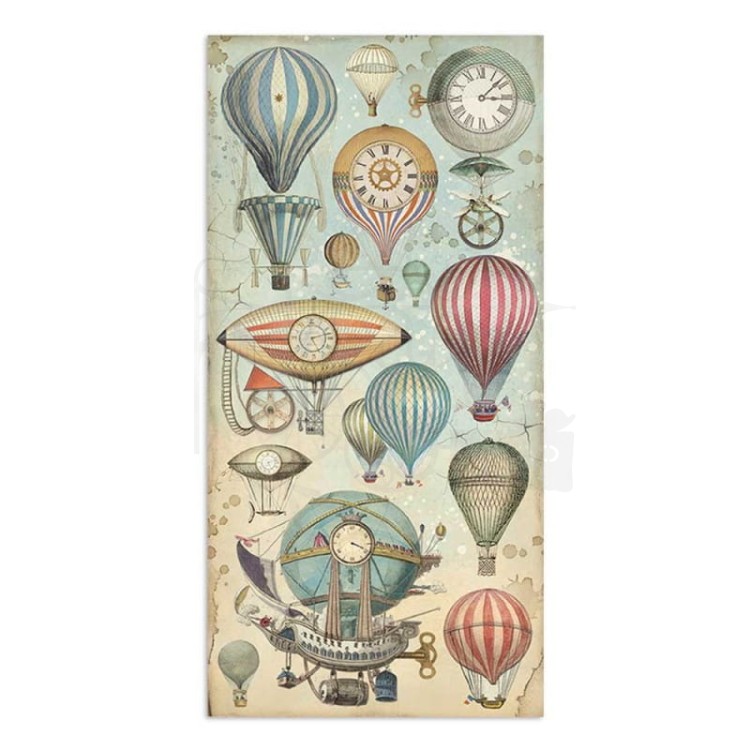 Zestaw papierów 15x30,5cm 10szt Voyages SBBV03 Stamperia