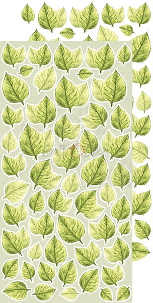 Zestaw dodatków do wycięcia 04 15,5x30,5cm liście CC-BC-L-04 Craft O'Clock