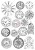 Ozdobne kalki zestaw 21x29,7 cm Clocks Labels CC-MM-ZK-11 Craft O'Clock