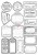 Ozdobne kalki zestaw 21x29,7 cm Clocks Labels CC-MM-ZK-11 Craft O'Clock