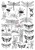Ozdobne kalki zestaw 21x29,7 cm  Insects CC-MM-ZK-09 Craft O'Clock