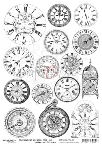 Folia Transparentna A4 Zegary CC-MM-FOL-17 Craft O'Clock