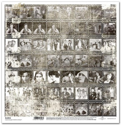 Papier 30x30 Magia kina klatki filmowe SL1011 ITD Collection