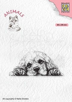 Stempel akrylowy Pies, piesek ANI022 Nellie's Choice