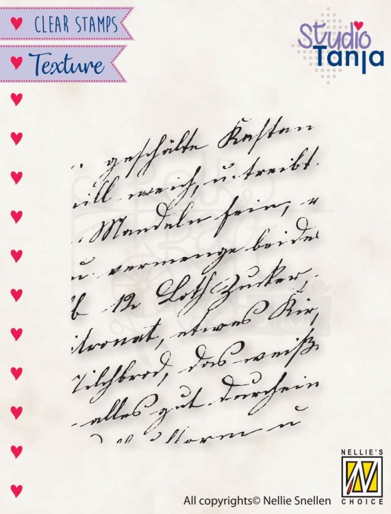 Stempel akrylowy Pismo TXCS021 Nellie's Choice