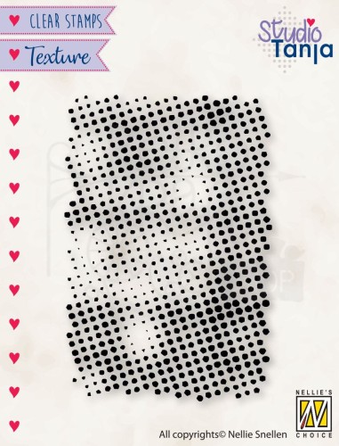 Stempel akrylowy Tło, kropki TXCS022 Nellie's Choice