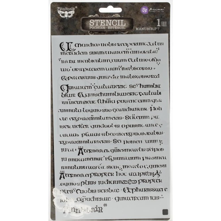 Szablon maska 16x30cm Manuscript Finnabair 966652 Prima