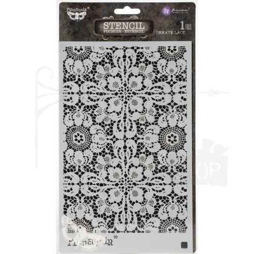 Szablon maska 16x30cm Ornate Lace Finnabair 966669 Prima
