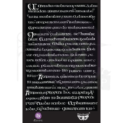 Szablon maska 16x30cm Manuscript Finnabair 966652 Prima