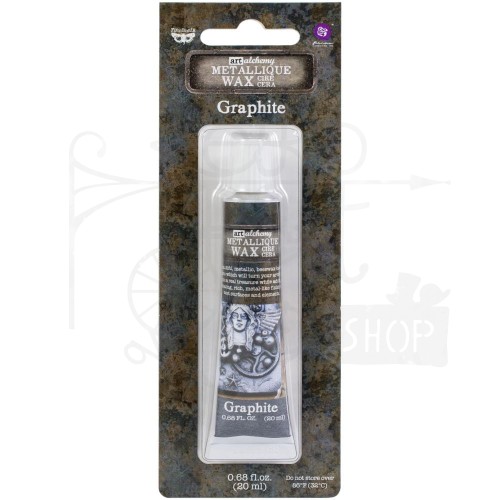 Wosk metaliczny 20ml Graphite Art Alchemy Metallique Wax Finnabair 968403 Prima