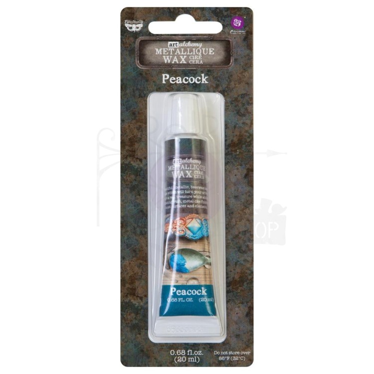Wosk metaliczny 20ml Peacock Art Alchemy Metallique Wax Finnabair 966775 Prima
