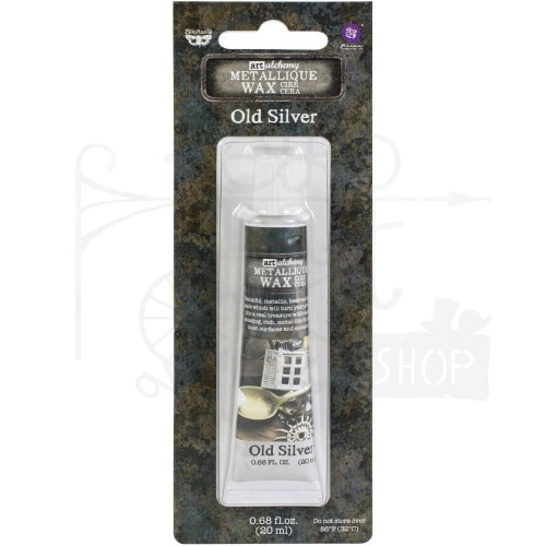 Wosk metaliczny 20ml Old Silver Art Alchemy Metallique Wax Finnabair 963996 Prima
