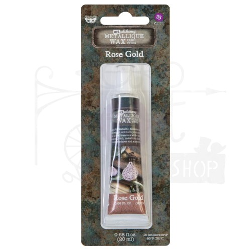 Wosk metaliczny 20ml Rose Gold Art Alchemy Metallique Wax Finnabair 963972 Prima