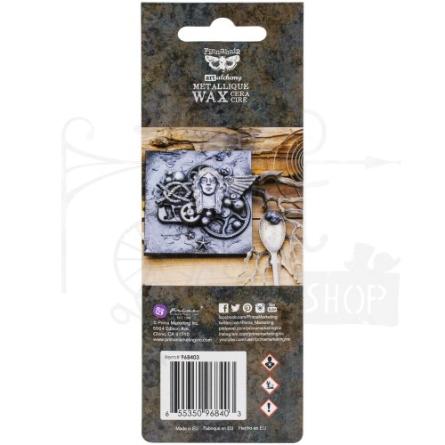 Wosk metaliczny 20ml Graphite Art Alchemy Metallique Wax Finnabair 968403 Prima
