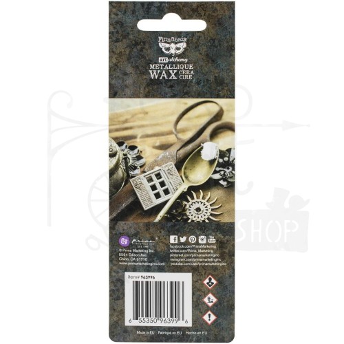 Wosk metaliczny 20ml Old Silver Art Alchemy Metallique Wax Finnabair 963996 Prima