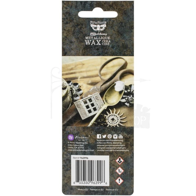 Wosk metaliczny 20ml Old Silver Art Alchemy Metallique Wax Finnabair 963996 Prima