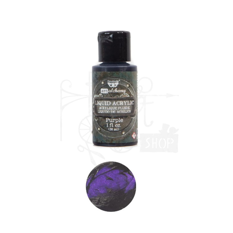 Farba Liquid Acrylic Finnabair Purple 967277 Prima
