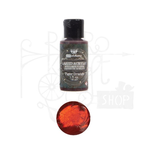 Farba Liquid Acrylic Finnabair Tiger Orange 967264 Prima