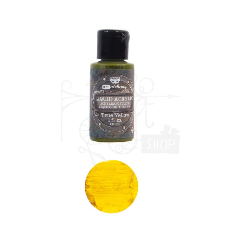 Farba Liquid Acrylic Finnabair True Yellow 967239 Prima