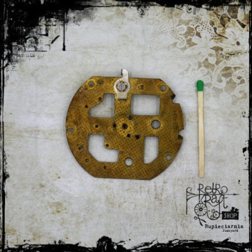 Element zegarowy - podstawa, blaszka 002