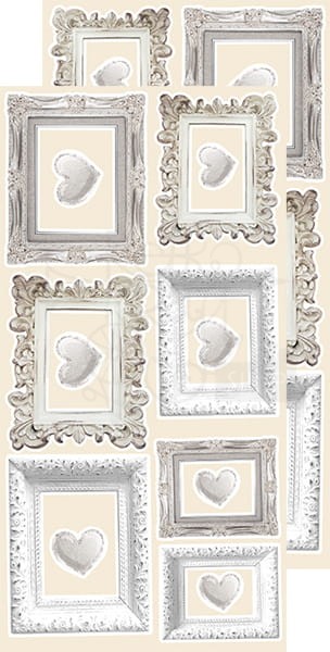 Zestaw dodatków do wycięcia 02 15,5x30,5cm Charming extras - Chrzest Święty CC-DOD-CHE-02 Craft O'Clock