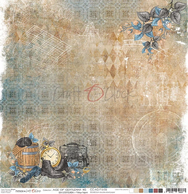 Papier 30x30 Age of Gentleman - 06 CC-AG-F16-06 Craft O'Clock