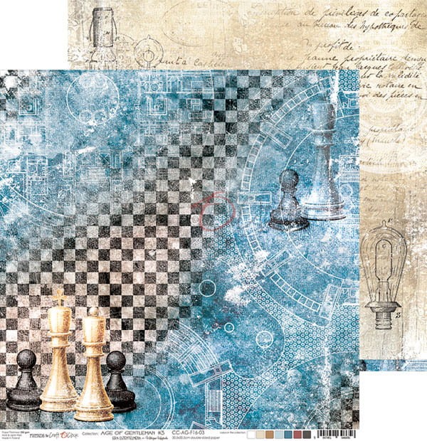 Papier 30x30 Age of Gentleman - 03 CC-AG-F16-03 Craft O'Clock