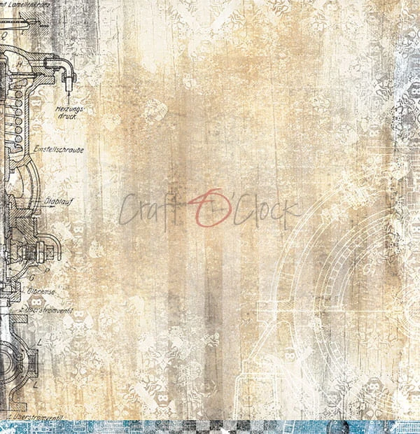 Papier 30x30 Age of Gentleman - 01 CC-AG-F16-01 Craft O'Clock